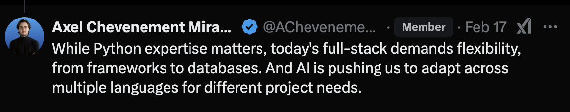 AI Reply X post Example 2